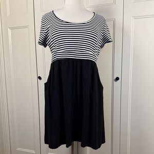 Torrid Monochrome Striped Dress